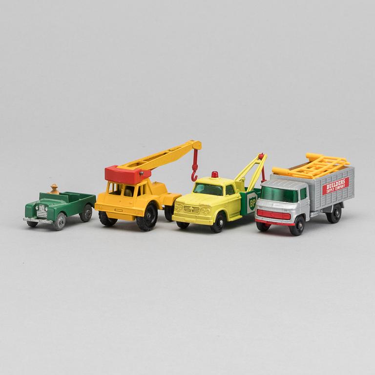 LESNEY MATCHBOX SERIES FOUR CARS.