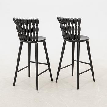 Lisa Hilland, Barstools a pair "Spira" for Mylhta 2000s.