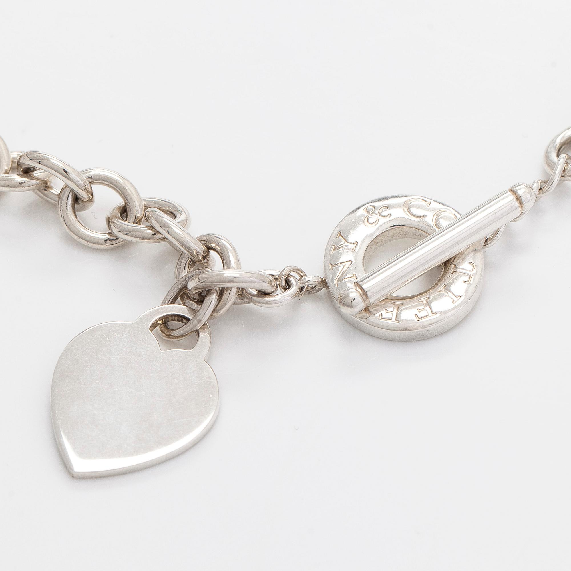 Tiffany & Co, collier, "Heart Tag Toggle", sterling silver.