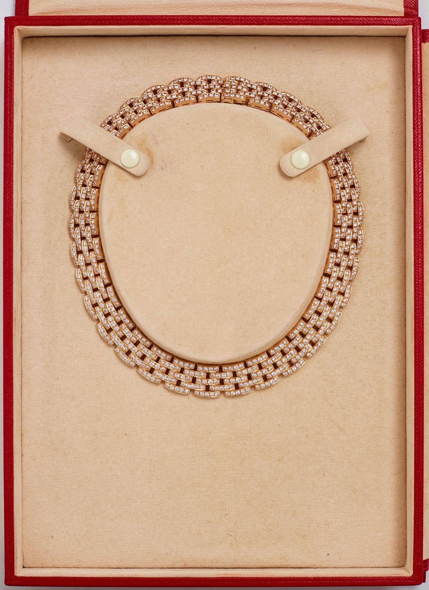 Cartier 'Maillon Panthère" collier.