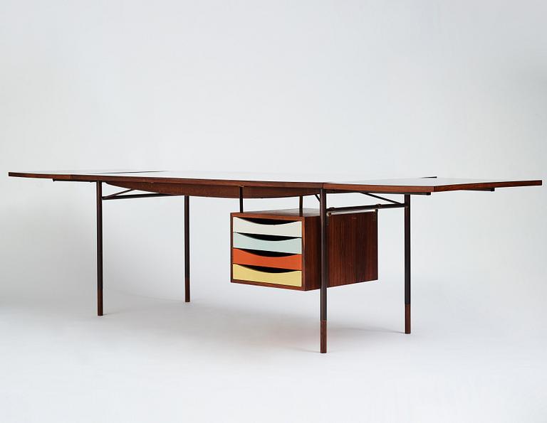 Finn Juhl, a "BO 69" desk, Bovirke, Denmark 1950-1960's. Designed in 1953.