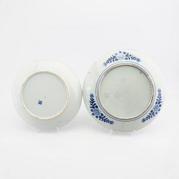 Six glazed ceramic plates from Japan around 1900's.