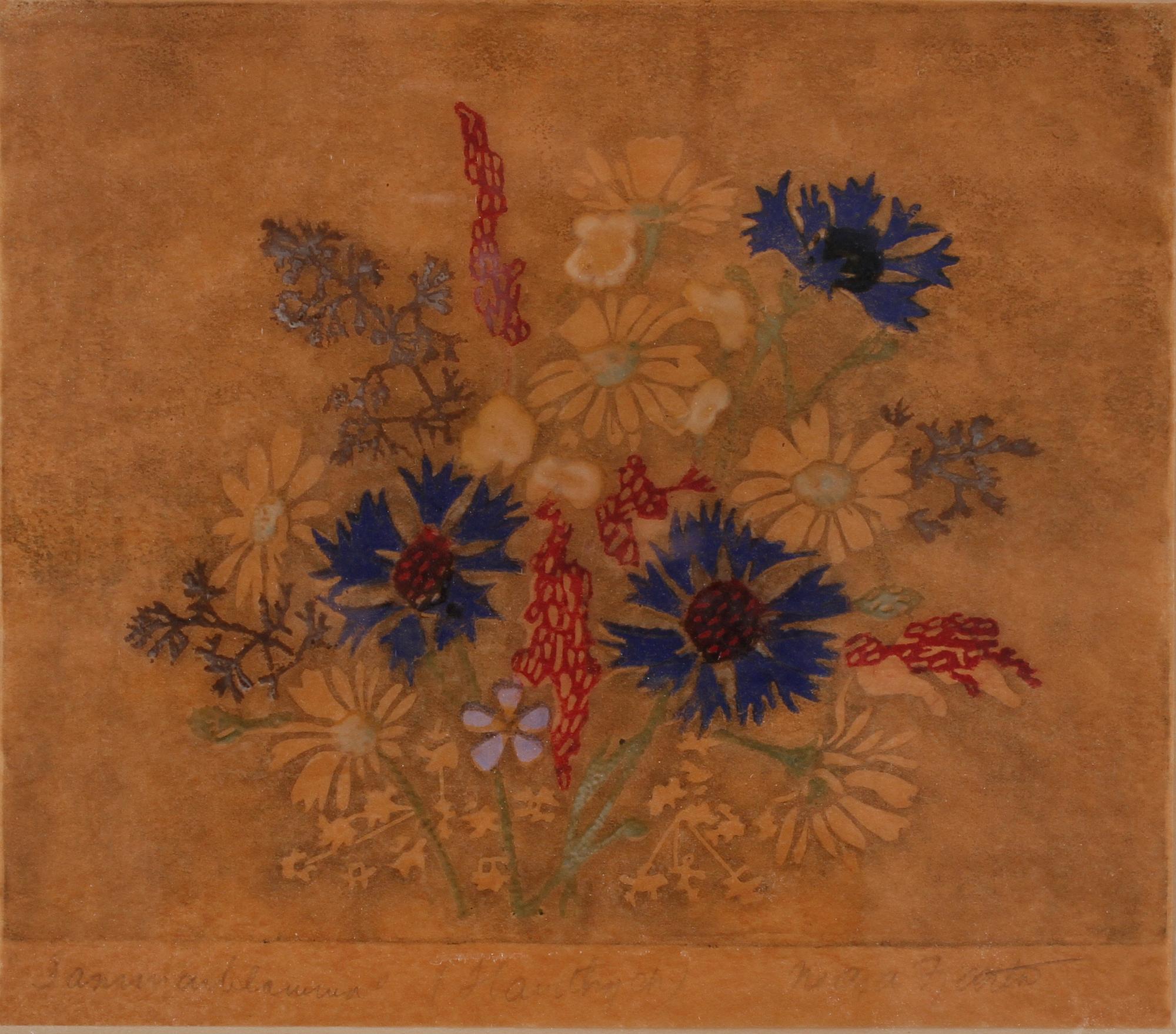 KERSTIN MARIA (MAJA) FJAESTAD, 3 st, träsnitt, signerade.