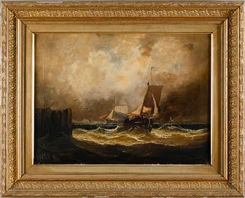 OKÄND KONSTNÄR, olja på duk, signerad A Storck fec, 1800-tal.