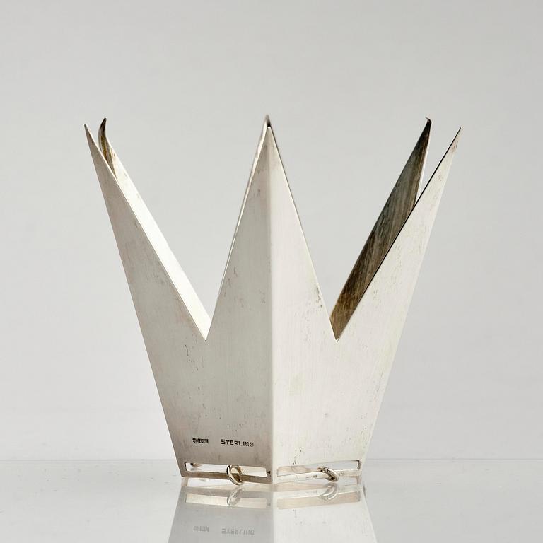 Wiwen Nilsson, a crown, sterling silver, Lund 1943.