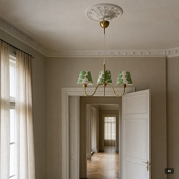 Josef Frank, a model 2444 ceiling lamp,  Svenskt Tenn.