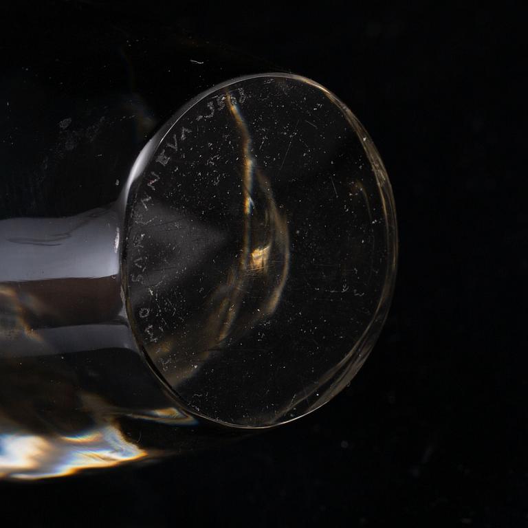 TIMO SARPANEVA, art object, "Orkidea", Iittala, Finland.