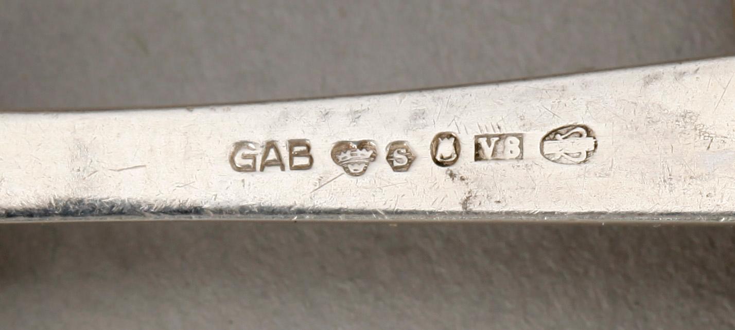 PARTI SILVER, mest Sverige, 1800-1900-tal. Tot vikt ca 1300 g.