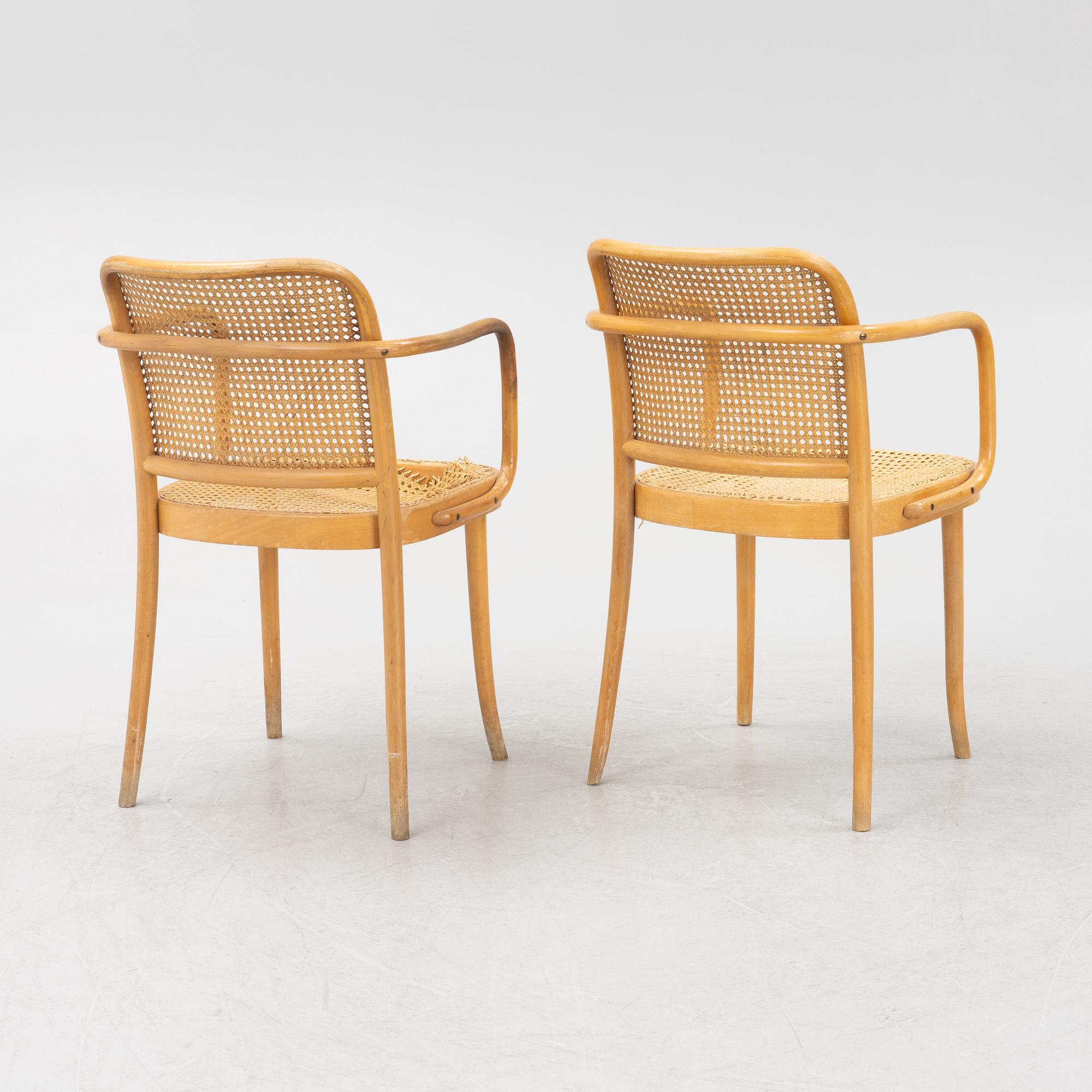 Josef Hoffman, tillskriven. Stolar, 9 st, 1900-talets mitt.