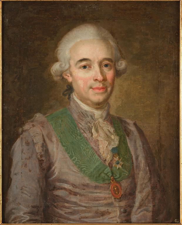 Lorens Pasch d y, Portrait of a man in Swedish costume.