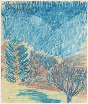 Inge Schiöler, Autumn Landscape.