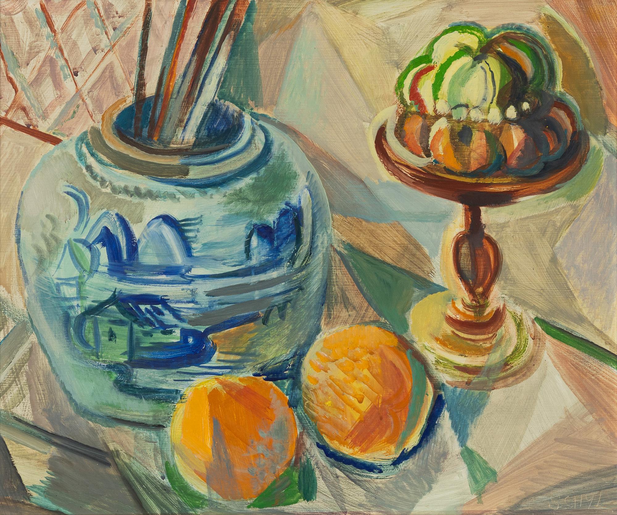 Jules Schyl, Stilleben.