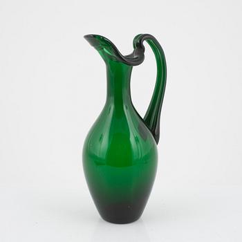 Edward Hald, vinkanna, glas, modell HS 1021, Orrefors Sandvik, 1900-talets första hälft.