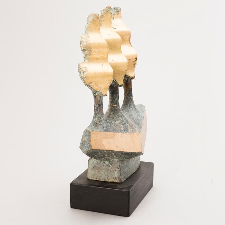 HEIKKI HÄIVÄOJA, skulptur, metall, signerad och daterad -92, numrerad 9/25.