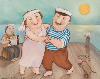 Annukka Grönlund, "Dans på bryggan".