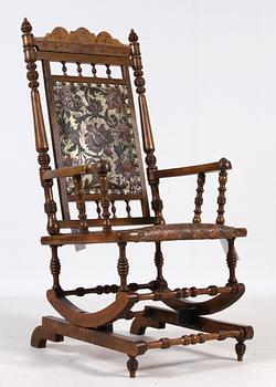 GUNGSTOL, s k "Amerikagungstol", omkring sekelskiftet 1800/1900.