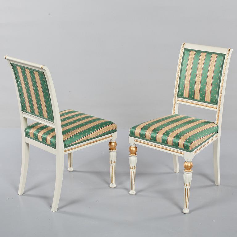 STOLAR, 6 st, gustaviansk stil, tidigt 1900-tal.