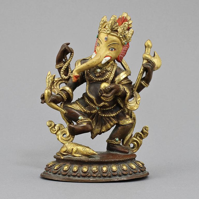 SKULPTUR, brons, orientalisk, 1900-tal.