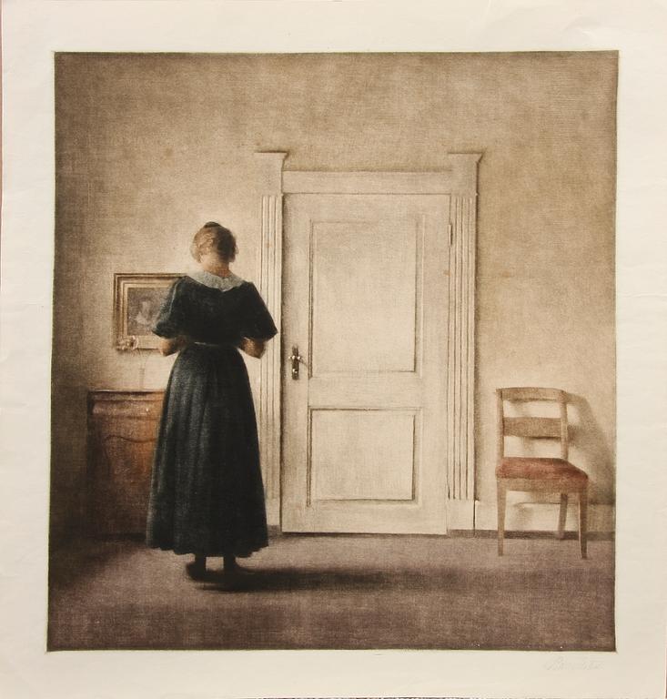 PETER ILSTED, mezzotint, sign.