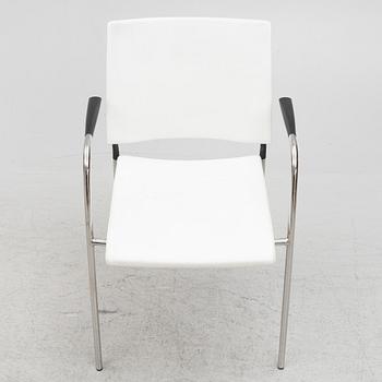 Johannes Foersom & Peter Hiort-Lorenzen, a set of eight 'Spira' chairs, Lammhults.