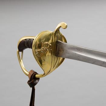 A Royal Swedish military dagger model 1885 from the Swedish Navy.