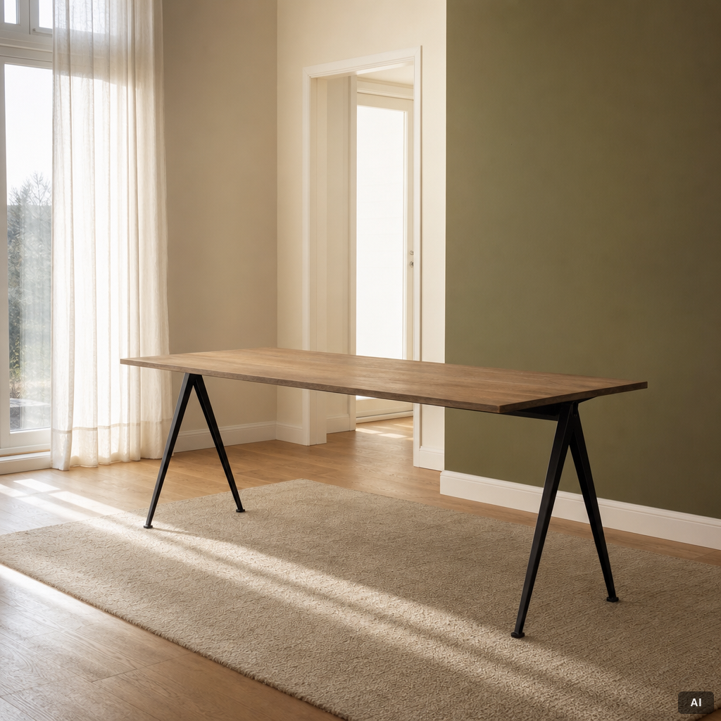 Friso Kramer, a 'Pyramid 02' dining table, HAY, Denmark.