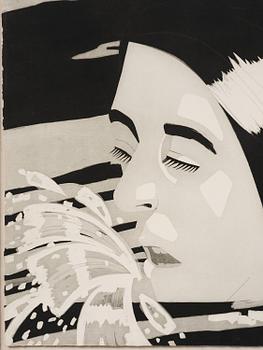 Alex Katz, "The swimmer".