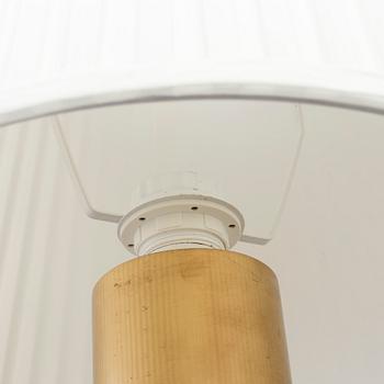 A pair of brass table lamps from Bergboms.