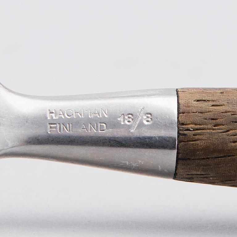 BERTEL GARDBERG, BESTICK, 32 delar, "Lion de Luxe" samt "Triennale", Hackman samt Fiskars, Finland.