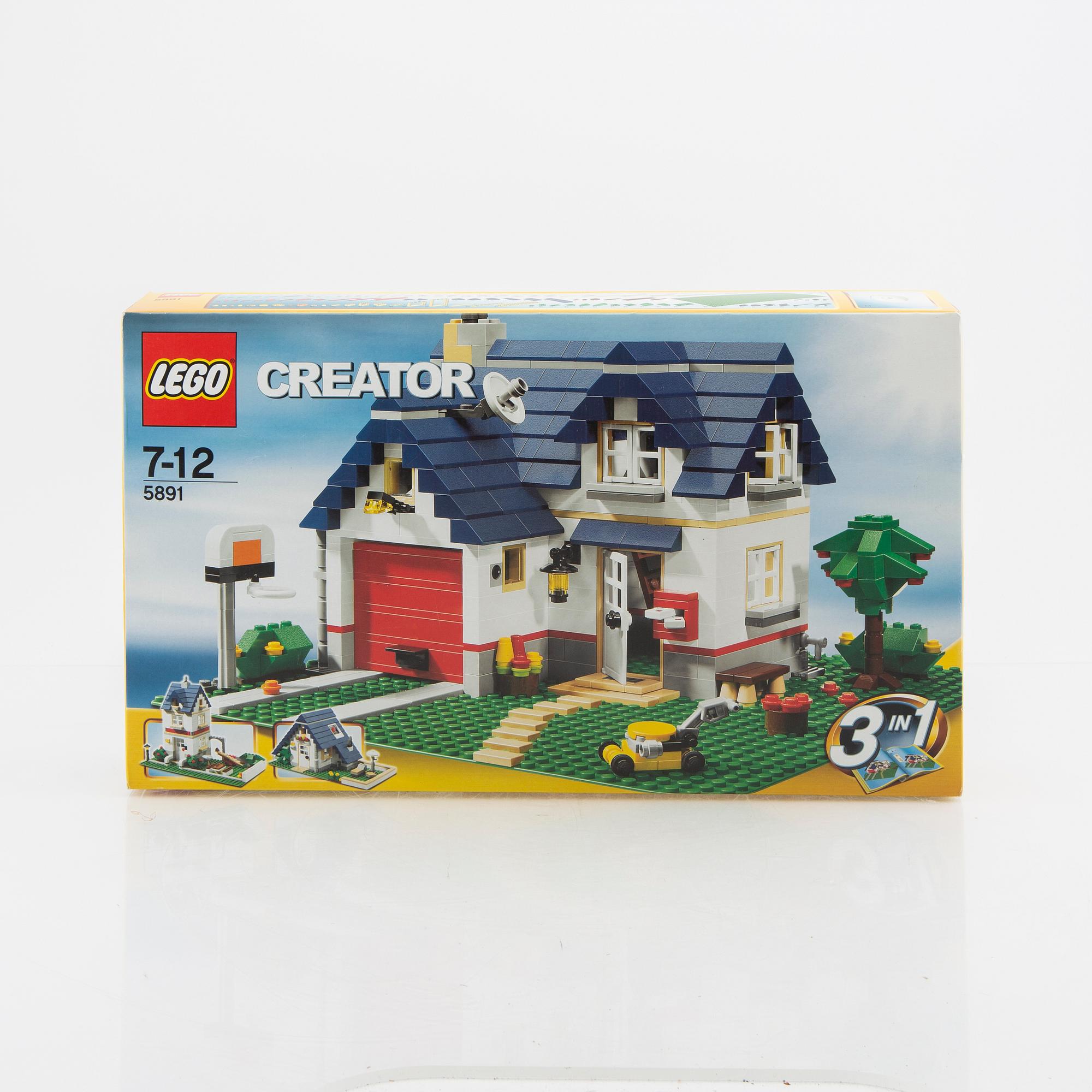 Lego systems 3 kartonger 2000-tal.
