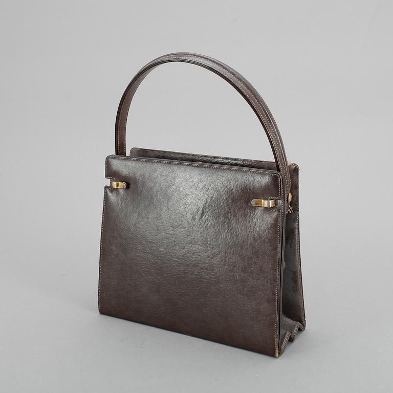 HANDVÄSKA, "Pigskin Writing Travel Handbag", Gucci, sent 1980-tal.