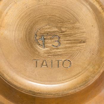 Paavo Tynell, A mid-20th century  bronze bowl for Taito.