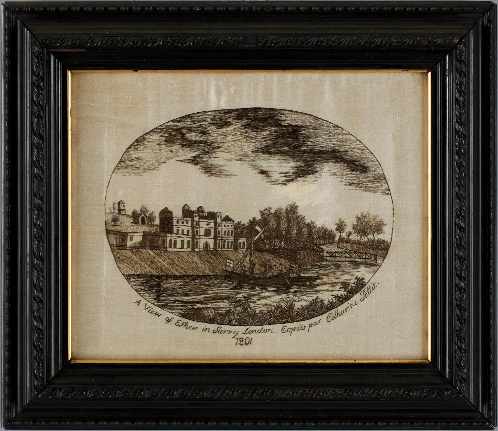 HÅRARBETEN, ett par, England, bär dat 1801.