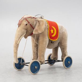 Steiff, elephant, mid-20th century.