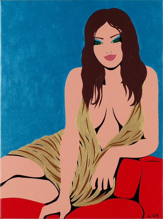 Lior Ron, Flicka med gyllene klänning.