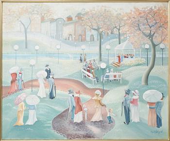 INGVOR HOLMQVIST, olja på duk, sign.