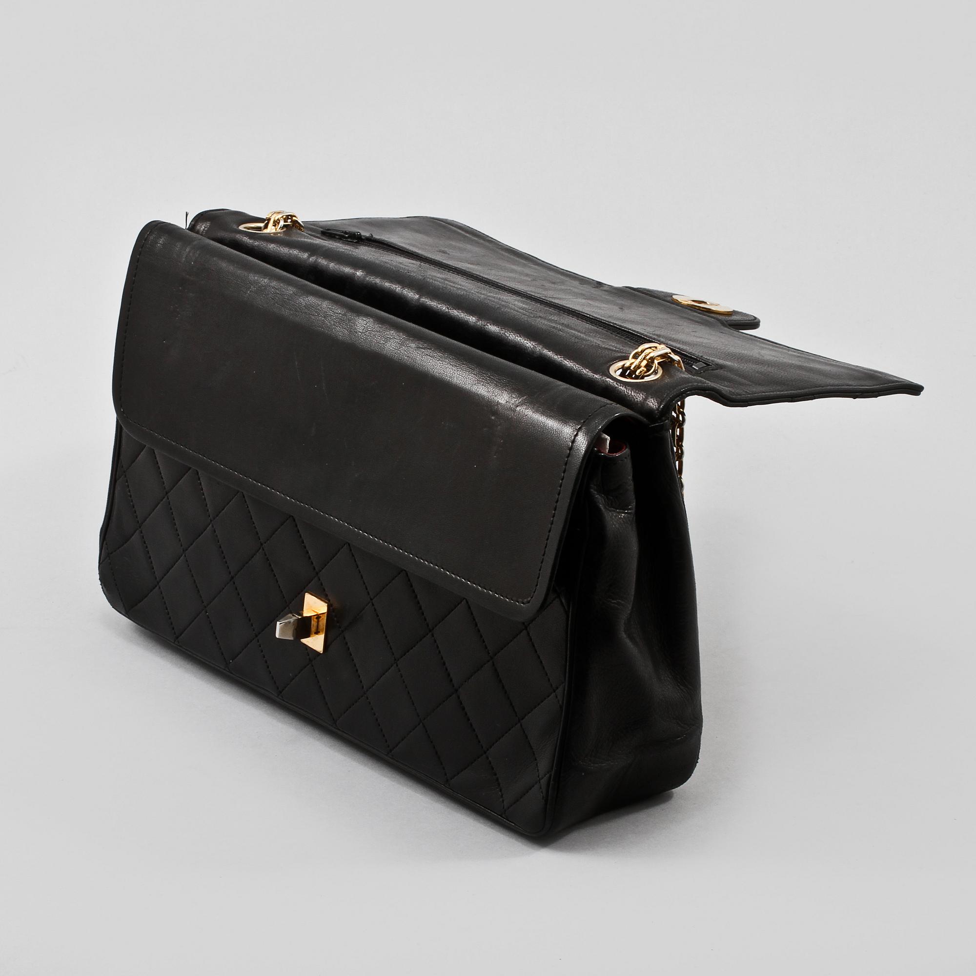 HANDVÄSKA, "Double Flap-bag", Chanel.