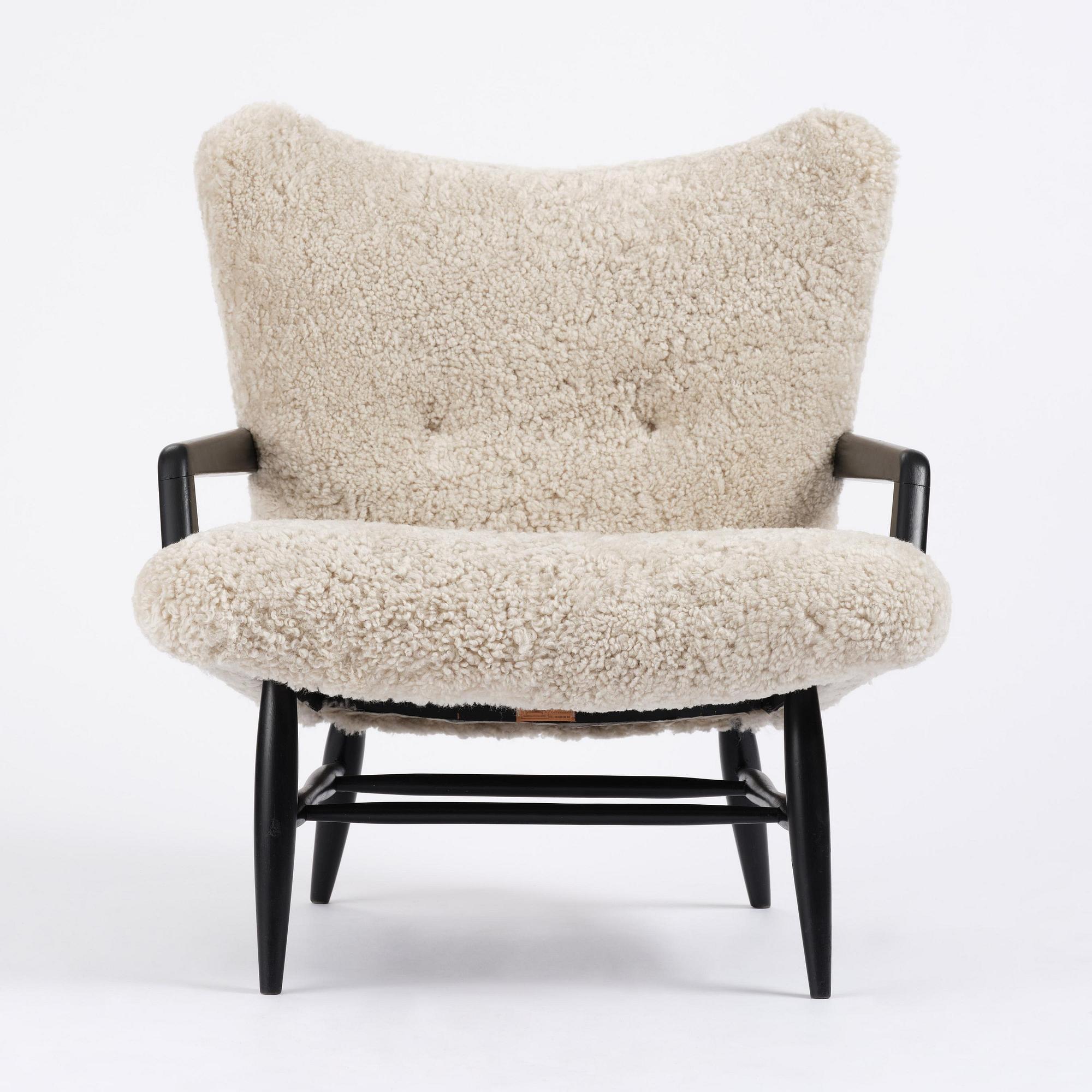 Svante Skogh, an armchair model "223", Engens Fabriker, Örkelljunga, 1950s.