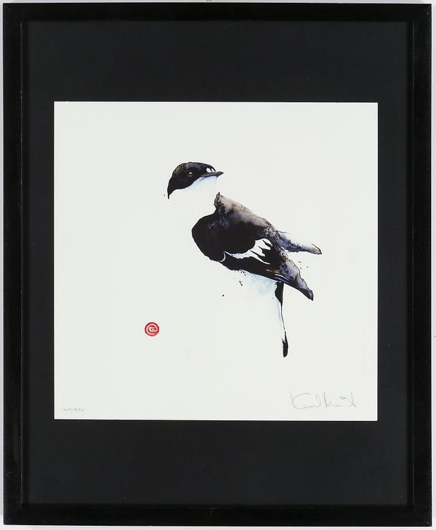 KARL MÅRTENS, färglitografi, signerad och numrerad 202/290.