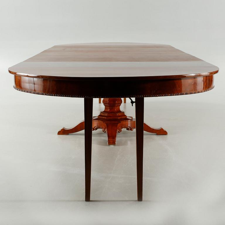 A 19th century dining table.