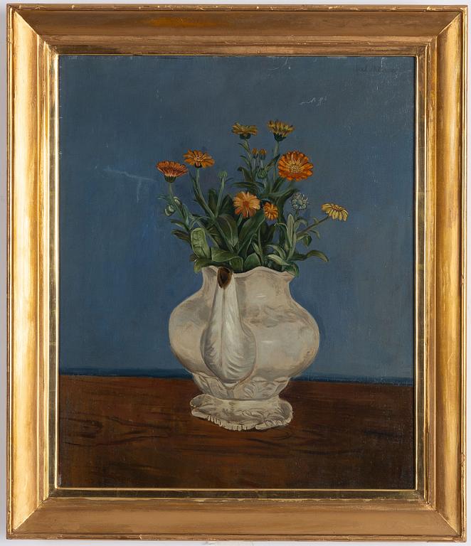 Axel Nilsson, Stilleben med ringblommor.