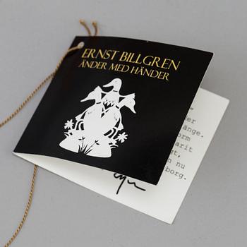 ERNST BILLGREN, "Änder med händer", signed och numbered 449/1500.