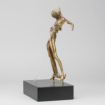 SALVADOR DALÍ, sculpture, bronze, "Venus a la tete de Rose",