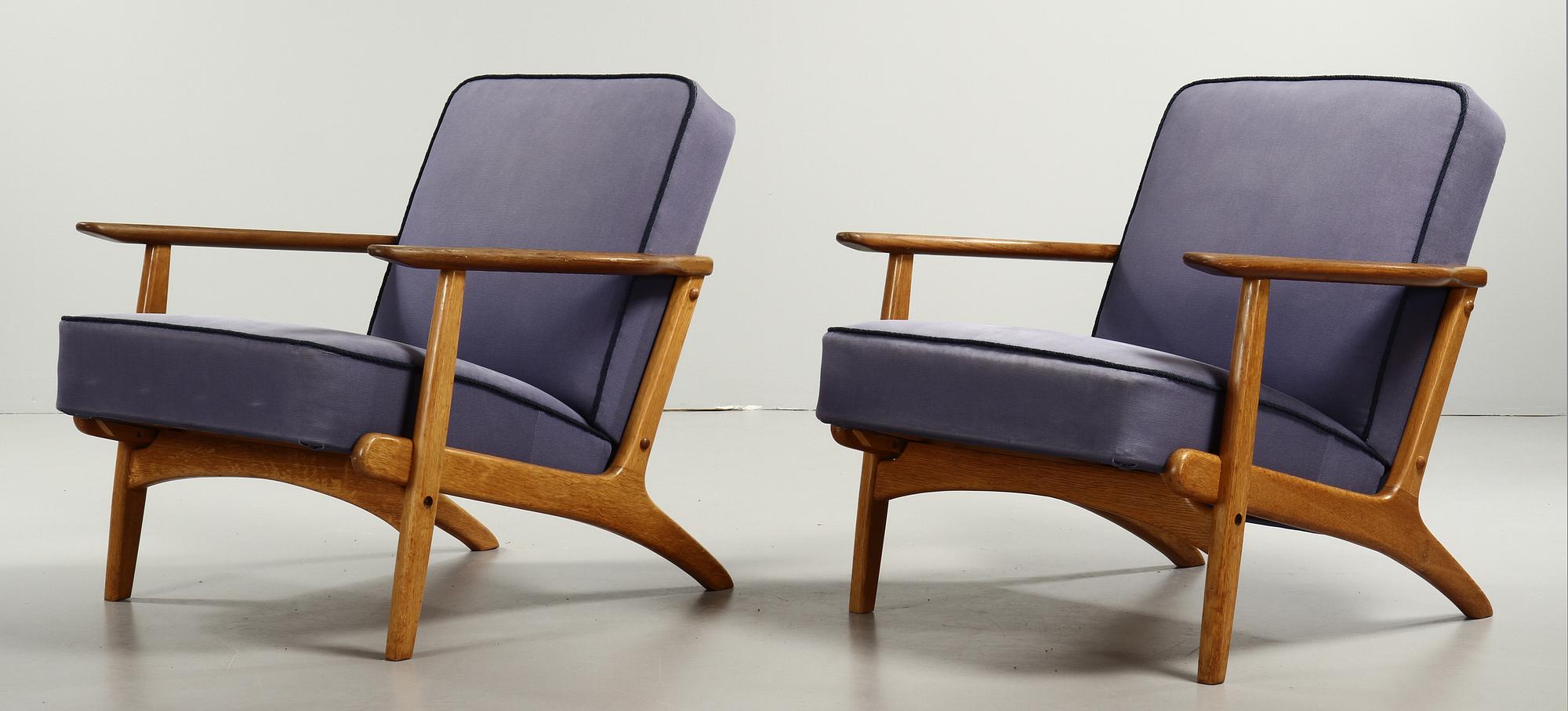 FÅTÖLJER, ett par, 1950/1960-tal.