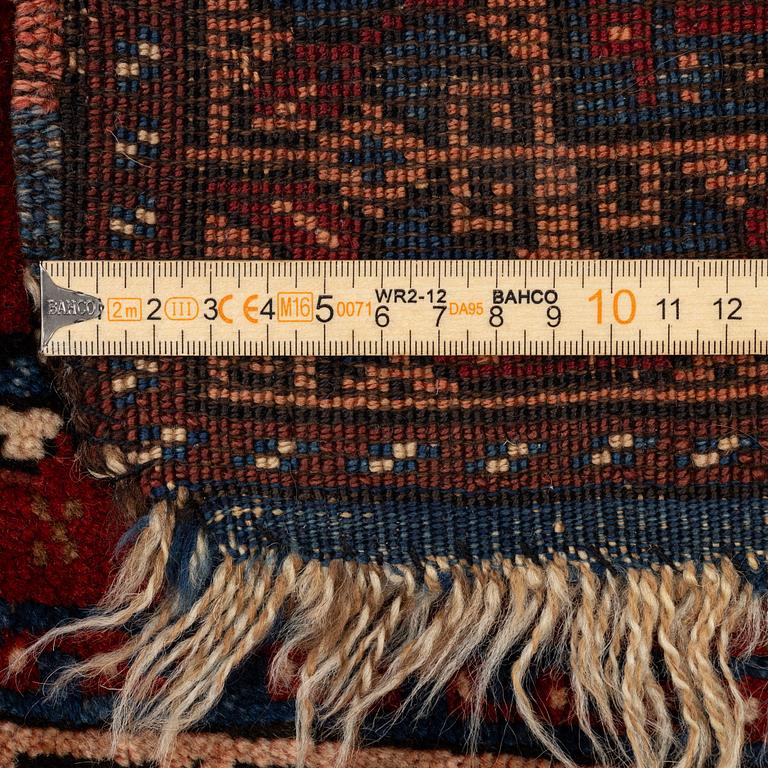 An Antique Saddlebag, so-called Heybe, Anatolia, c. 47 x 45 cm.