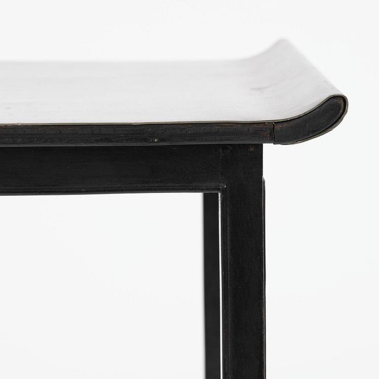 Firma Svenskt Tenn, a pewter top tea table model "A 423", Stockholm, 1930s.