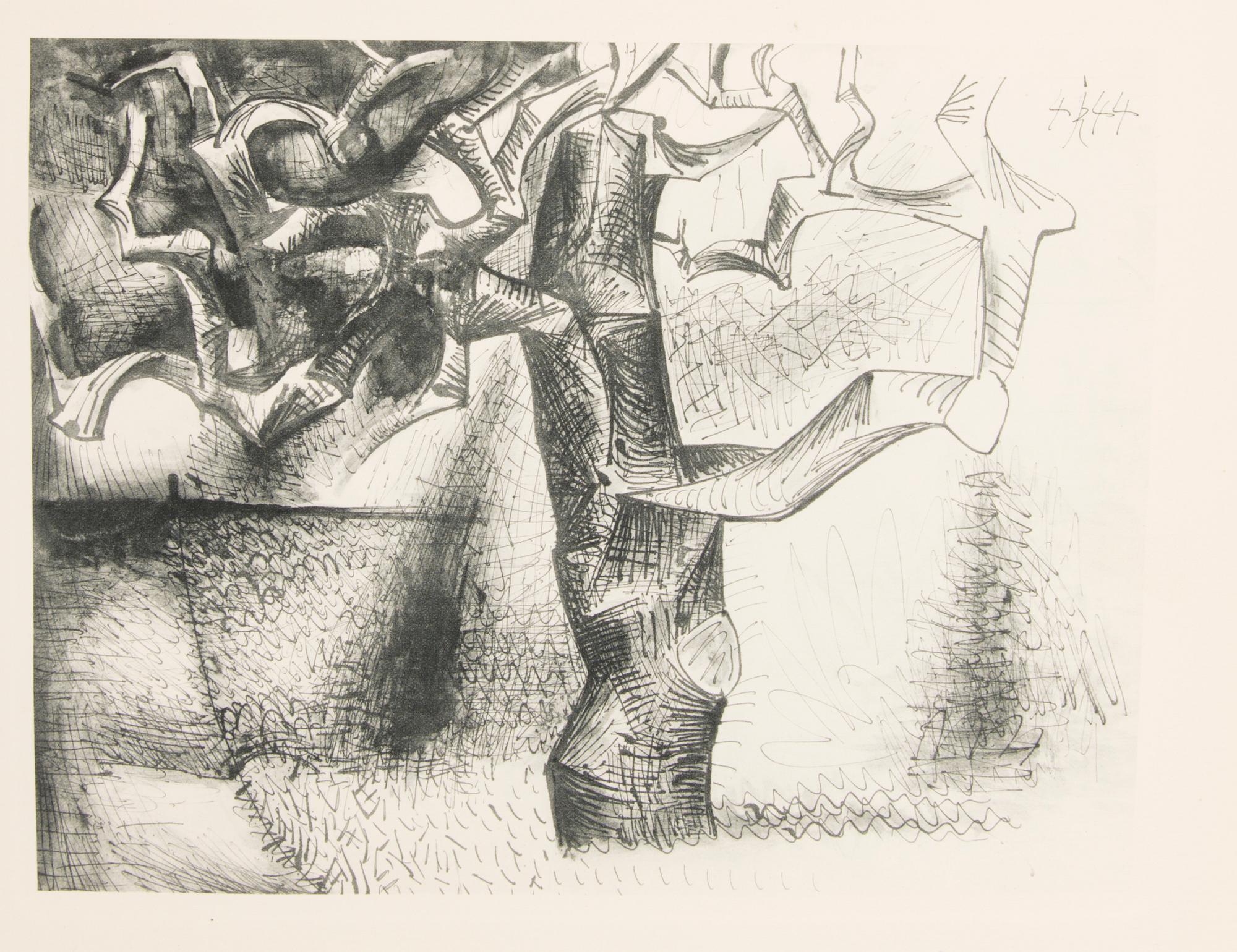 Book "Picasso Dessins" by Paul Eluard, Les Editions Braun & Cie, 1952.