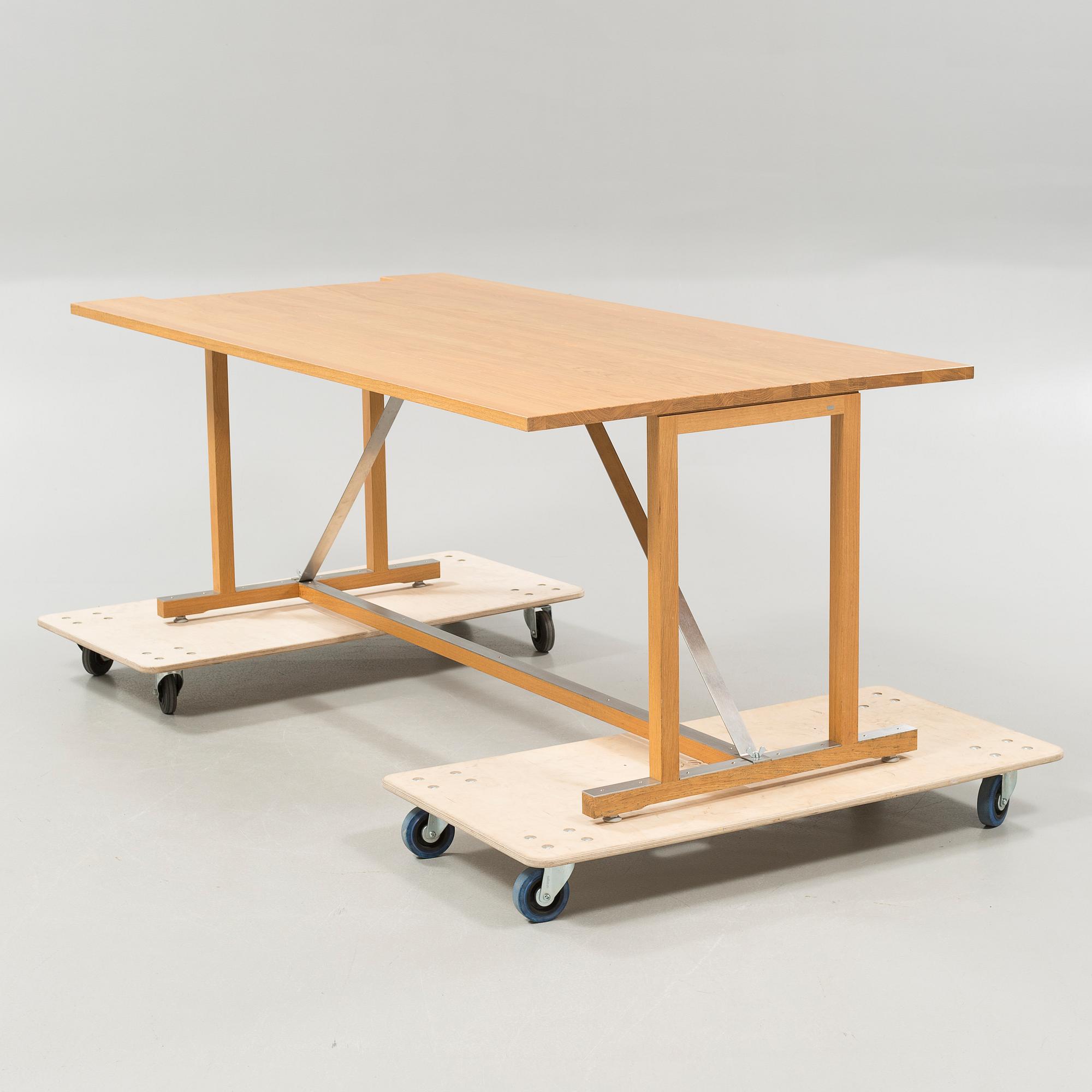 A late 20th century/21th century table by G.A.D, Gotland.