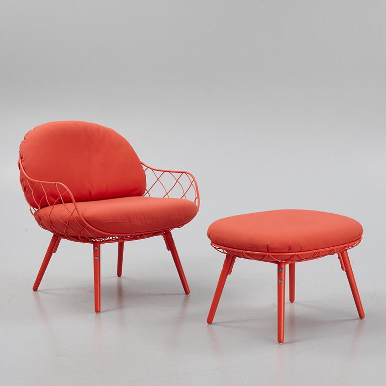 Jaime Hayon, a 'Piña' easy chair and ottoman, Magis, Italy.