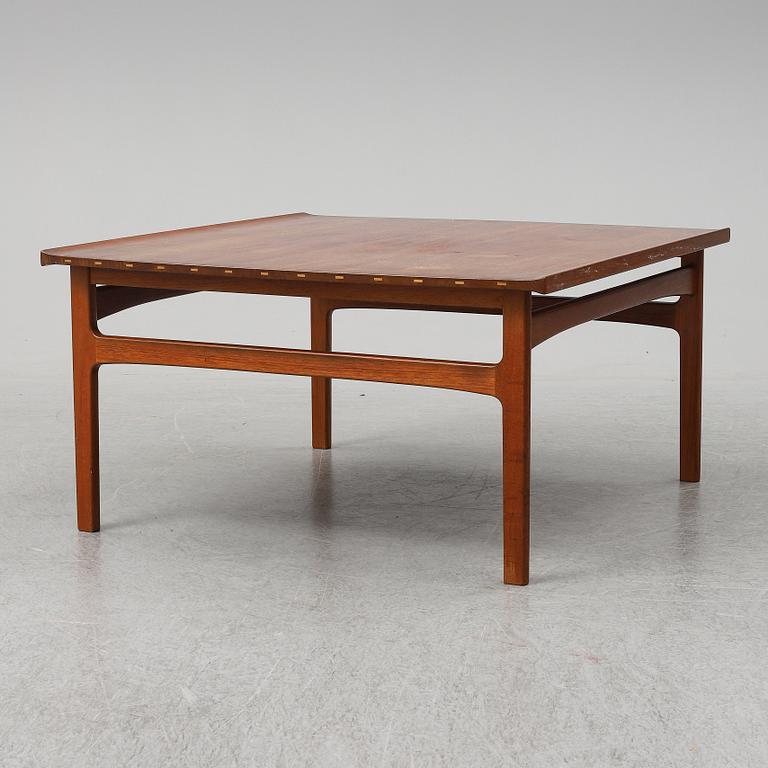 A 1950's teak coffee table by Tove & Edvard Kindt Larsen.